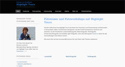 Desktop Screenshot of highlighttours.de