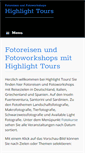 Mobile Screenshot of highlighttours.de